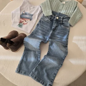 Jeans celeste oxford